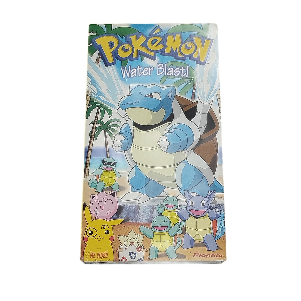 Vintage 1998 Pokémon Water Blast VHS Tape Vol 18 Nintendo Anime Pioneer Viz